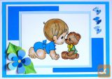ROČNO IZDELANA TELEGRAM ČESTITKA X07