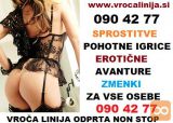 Vroči zapeljivi pogovori, ker si zelo POHOTEN na 0904277
