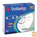 MEDIJ CD-R VERBATIM 10PK ozke škatlice (43415)