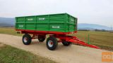 BICCHI 11Ton, dvoosna traktorska prikolica