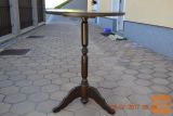 MIZA OKROGLA viš.74cm, premer 57cm trdi les