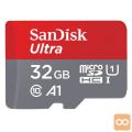 SANDISK Ultra microSDHC 32GB (SDSQUAR-032G-GN6MA) spominska