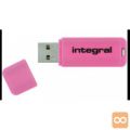 INTEGRAL NEON 8GB USB2.0 pink spominski ključek
