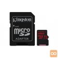 SDXC KINGSTON MICRO 128GB CANVAS REACT, 100MB/80MB/s, UHS-I