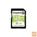 SDXC KINGSTON 128GB CANVAS SELECT, 80MB/10MB/s, UHS-I Speed