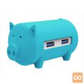 USB hub s 3 vhodi, USB 3.0, čitalec kartic, OTG, ORICO
