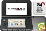 Nintendo 3DS XL srebrn + R4i SDHC v2014 + microSD 8GB + SD