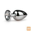 ANALNI ČEP Silver/Clear No.6