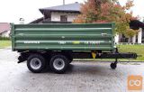 Traktorska prikolica, tandem, Brantner TA 10041, 2 stranici