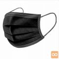 50x Zaščitna maska higienska – 3 slojna črna – black