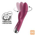 VIBRATOR RABBIT Satisfyer Spinning Rabbit 1 Red