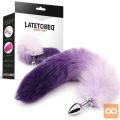 ANALNI ČEP LateToBed BDSM Line Faux Tail Purple