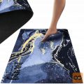 Kopalniška pralna nedrseča preproga 80x50cm mornarski marmor