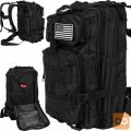 Vojaški taktični nahrbtnik za preživetje 26L črn