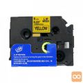 Trak Brother TZe-611 (6 mm, črno na rumenem), kompatibilen