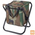 Turistični zložljiv ribiški stol s torbo