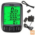 Vodoodporen LCD kolesarski računalnik – merilnik hitrosti