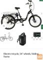 Električno zložljiv tricikel EScout 24 col