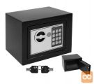Varnostni digitalni elektronski sef 170x230x170mm – črn